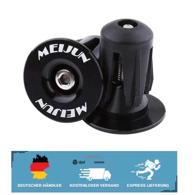 Robuste Fahrrad Lenker Endkappen aus Aluminium –  für Mountainbikes - Bild 1 von 2