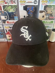 Chicago White Sox New Era 9forty Sombrero/Gorra - Negro - Pareja Marcas Buena Estructura - Imagen 1 de 3
