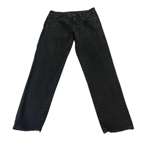 Pantalones de mezclilla para mujer G Star Boyfriend 29 30 cónicos negros tiro bajo Kate - Imagen 1 de 12