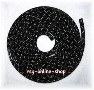 RSG Seil WETTKAMPFSEIL Gymnastikseil FIG zertif. 3m 160g GLITZER schwarz SILBER - Bild 1 von 1