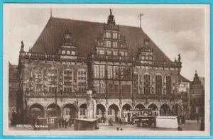 Ansichtskarten Postkarten Bremen Rathaus Datum Stempel 21.2.1930 - Bild 1 von 2