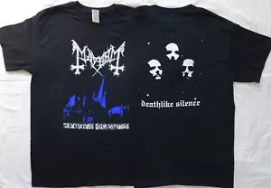 Mayhem De Mysteriis Dom Sathanas Official T-Shirt True Norwegian Black Metal - Picture 1 of 2