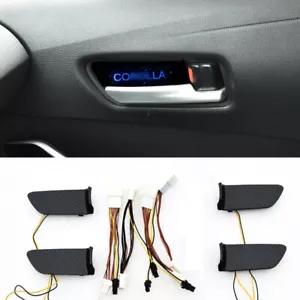 For Toyota Corolla2019 2020-2023 Interior Door Handle Bowl LED Blue Lights 1 set - Picture 1 of 6