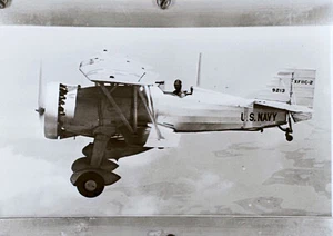 Vintage Foto Negativ Curtiss XF11C-2 Flugzeug Aircraft Plane Militär US Navy - Bild 1 von 5