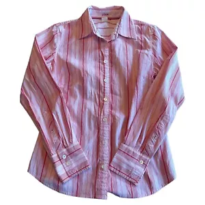 J. Camisa Crew Rosa Abotonada Mujer Talla S - Imagen 1 de 5