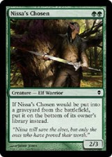 NISSA'S CHOSEN X4 4 4X Zendikar MTG Magic the Gathering Cards DJMagic