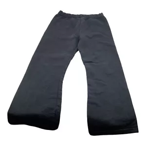 Hanes Girls Black ComfortBlend Fleece Sweatpants Open Leg XS 4/5 - Picture 1 of 8