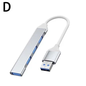 USB 3.0 Hub Adapter Rozdzielacz 4 porty do laptopa smartfona notebooka PC 4w1 - Zdjęcie 1 z 7