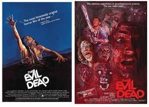 EVIL DEAD 1 and 2 Movie Poster (1981) Horror - Picture 1 of 5