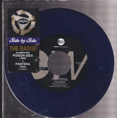poison idea / pantera side by side doing the badge 7" record store day purple - Image 1 of 2