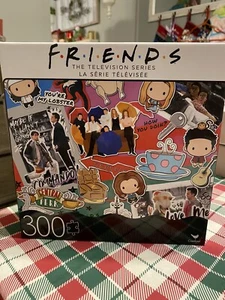 Cardinal Pop Culture: Friends Stickers Jigsaw Puzzle 300 Pieces NEW - Picture 1 of 6