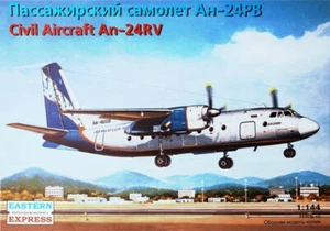 Casa rodante Antonov An-24RV 1\144 avión civil Eastern Express 14462 kit modelo de plástico - Imagen 1 de 13