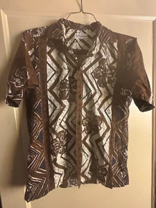 Vintage 1960’s Duke Kahanamoku by Kahala Batik Hawaiian Shirt - Picture 1 of 24