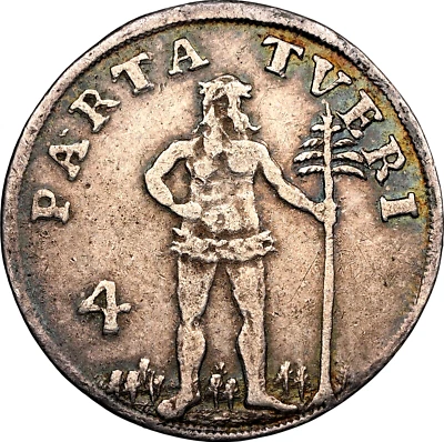 1719 C German States Brunswick Wolfenbuttel 4 Mariengroschen NGC VF 35 Germany - Image 1 of 3