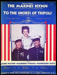 1942 To the Shores of Tripoli Maureen O'Hara John Payne Movie Tie-in Sheet Music - Picture 1 of 3