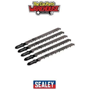 Sealey SJBT101D Jigsaw Blade for Hard Wood 100mm 6tpi - Pack of 5 - Picture 1 of 5
