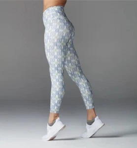 Tavi Active High Waisted 7/8 Leggings Medium Sky Ikat Yoga Athleisure - Picture 1 of 6