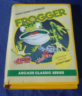 HES ATARI 2600 Original Vintage FROGGER Game w/Clamshell Box & Instructions. VG+ - Image 1 of 4