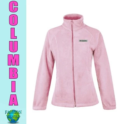 Columbia Sawyer Rapids Full Zip 2.0 Fleece Jacket Women's Size Large Pink New - Image 1 of 2