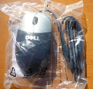 Dell MO56UO USB Optical Wheel Mouse DARK GRAY - SEALED NEW OLD STOCK - Picture 1 of 2