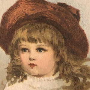 Victorian Trade Card - Hood's Sarsaparilla "Makes The Weak Strong" Wild Rose - Bild 1 von 4