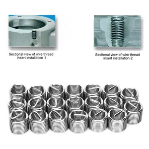 20Pcs Thread Repair M14 X 1.25 Spiral Circle Insert Reducer Nut Kit(1.5D) New - Picture 1 of 24