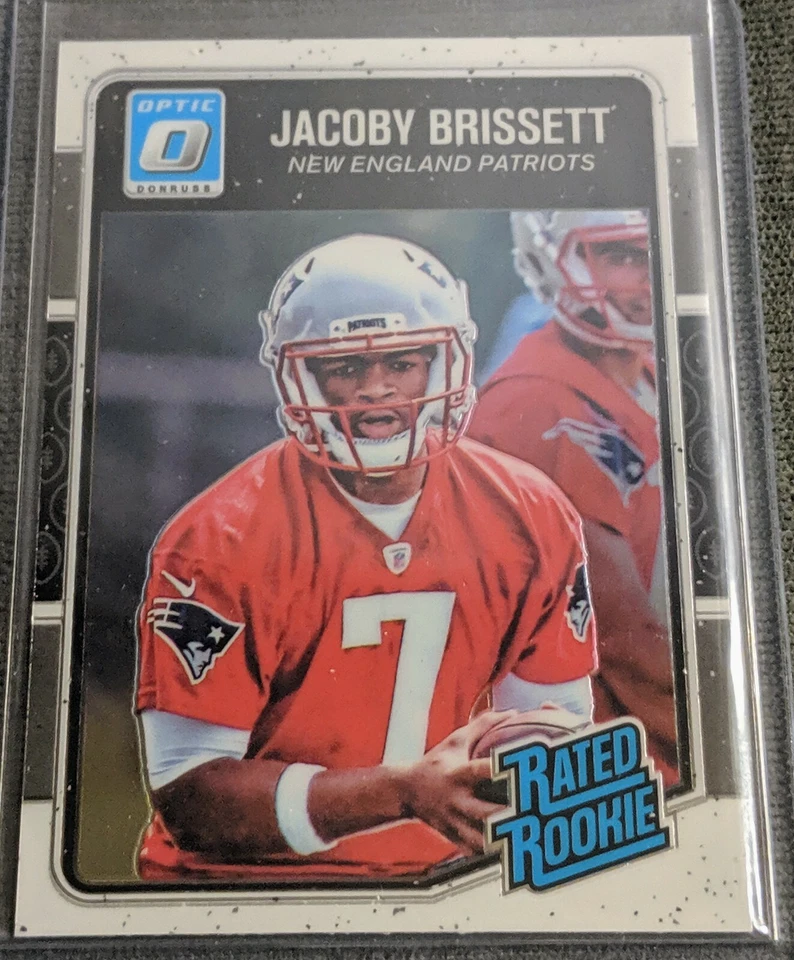 2016 Optic Jacoby Brissett Rated Rookie New England Patriots - Image 1 of 1
