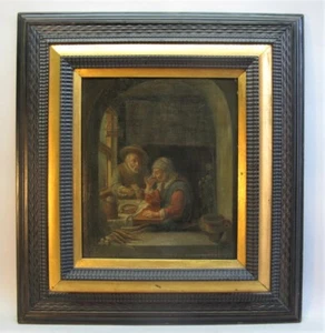 Original Antique Oil Painting of Dutch Master PROF V. BIANCHINI (Italy, c. 1919) - Picture 1 of 12