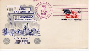 65TH ANNUAL CONVENTION SPA, CINCINNATI, OH 1959 FDC18937 - Bild 1 von 1