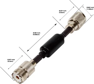 Desbloquee el rendimiento óptimo de la antena con la antena GRA-RWSM HF estrangulador RFI RF... - Imagen 1 de 12