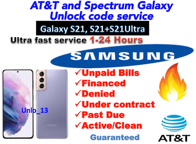 At&t Att Premium Unlock Code Service For Samsung Galaxy S21 S21+ S21 Ultra 5g • 31.89$
