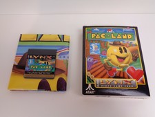 ATARI LYNX PAC-LAND  VIDEO GAME CARD BOXED COMPLETE (TESTED AND WORKING) 