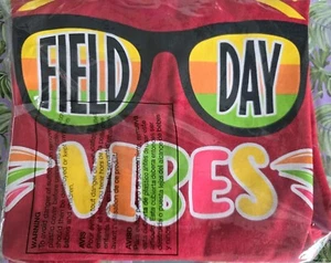 Field Day Vibes Funny Festival 2024 Unisex Kids T-Shirt Size Large. New & Sealed - Picture 1 of 4