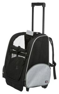 TRIXIE Trolley/Rucksack für Hunde/Katzen schwarz/grau 32×45×25 cm bis 8 kg - Bild 1 von 10
