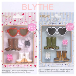 Blythe Eye Love Shoes White / Red Set Doll Boots Shoes Limited TAKARA TOMY Japan - Bild 1 von 9