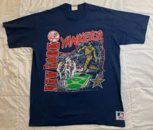 Mapa del estadio de los Yankees de Nueva York MLB Nuez moscada 1991 de colección talla XL hecho en EE. UU. - Imagen 1 de 10