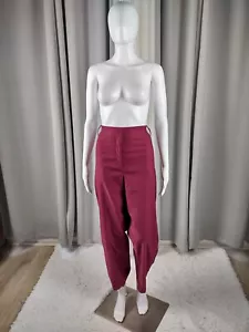 Lane Bryant Women's Straight Leg, 4-Season, Fuchsia, Burgundy Pants Size 26 - Picture 1 of 10