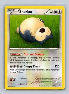 Snorlax 58/83 - XY Generations Non Holo Rare Pokemon Karte - LP - Bild 1 von 2