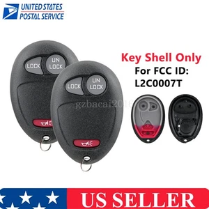 2 For 2004 - 2012 Chevrolet Colorado Remote Key Fob Shell Case Cover 3B L2C0007T - Picture 1 of 7