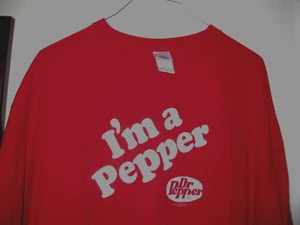 Alstyle I'm A Pepper Dr Pepper Shirt Large - Picture 1 of 1