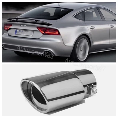 For Audi A7 S7 RS7 Quattro Stainless Steel 2.1" Exhaust Pipe Tail Muffler Tip US Foto 1 de 4