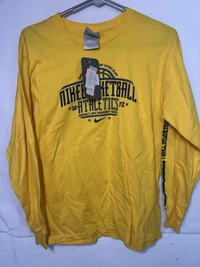Nike Basketball Yellow Boys Long Sleeve Shirt Large (14-16) NWT - Picture 1 of 4