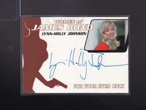 Women of James Bond in Motion 2003 Autograph Card WA9 Lynn-Holly Johnson as Bibi - Picture 1 of 2