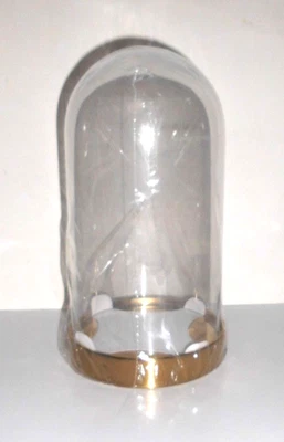 Glassturz Glasdom Glashaube 20 cm hoch Uhren Figuren NEU OVP - Bild 1 von 4