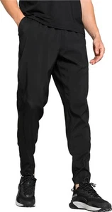 Puma Fit Woven Tapered Mens Training Pants Black Gym Pockets Trackpants Workout - Picture 1 of 5
