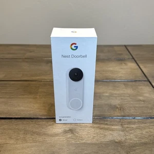 Google - Nest Doorbell Wired (2nd Generation) - Snow, BRAND NEW SEALED - Picture 1 of 7