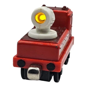 Thomas - Spotlight Car - 2004 Red Metal Train Car Sodor Rescue No. 9 Works - Picture 1 of 5