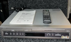 Sony SLV-D100 DVD VCR Combo VHS Recorder Hi-Fi Stereo W/Remote Tested/Working  - Picture 1 of 3