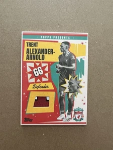 Topps Liverpool Team Set 24-25 - Trent Alexander-Arnold - Patch Relic - Picture 1 of 2