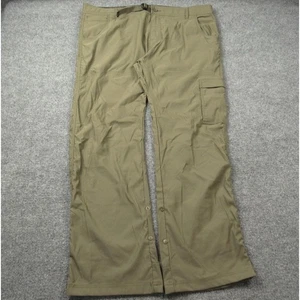 prAna Zion ll Hose Herren 40x32 hellbraun grün Relaxed Gürtel Druckknopf Roll Up Cargo Nylon - Bild 1 von 20